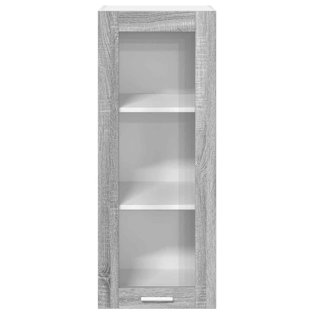 Hanging Cabinet with Shelf Riga Grey Sonoma 40 x 31 x 100 cm